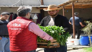 Azerbaycanda sel mağduru çiftçilerin yüzü TİKA ile güldü