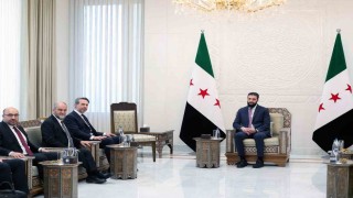 Bakan Bayraktar, Şamda Şara ile görüştü