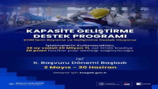 Bakan Kacır: 20 milyon lira üst limitli, 36 ay vadeli finansman için 20 puanlık faiz/kâr payı desteği sağlıyoruz