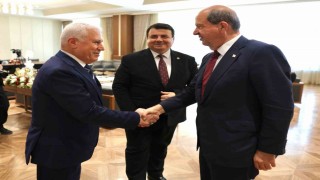 Başkan Bozbeyden KKTC Cumhurbaşkanı Tatara ziyaret