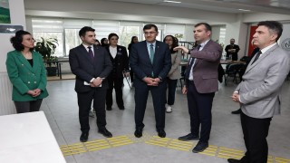 Başkan Eyüp Kahveciden KSBÜ Engelsiz Yaşam Merkezine destek ziyareti