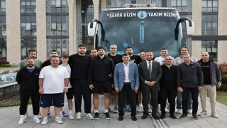 Başkan Eyüp Kahveciden Kütahya Belediyespor Basketbol Takımına moral ve destek