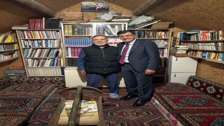 Başkan Kahveciden Mehmet Yeşile Geçmiş olsun ziyareti