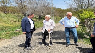 Başkan Ulutaş yol çalışmalarını inceledi