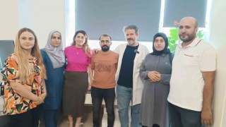 Batmanda anne karnındaki 8 aylık bebeğe başarılı kan nakli