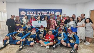 BAÜN Halk Oyunları ekibi Türkiye ikincisi