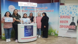 Bayburtta tütünün zararları anlatıldı