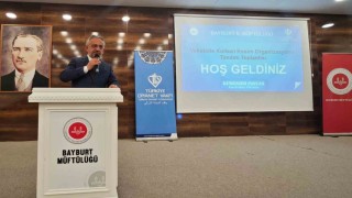 Bayburtta Yaz Kuran Kursları Tanıtım Toplantısı yapıldı