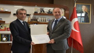Bedirden Çakmura teşekkür sertifikası