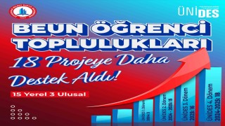 BEUN Öğrenci Toplulukları fikirleriyle geleceğe yön veriyor; ÜNİDESTEN 18 projeye destek