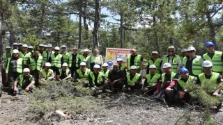 Beyşehirde ormancılar ağaç kesim tekniklerini öğrendi