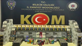 Bilecikte 92 bin adet makaron ele geçirildi