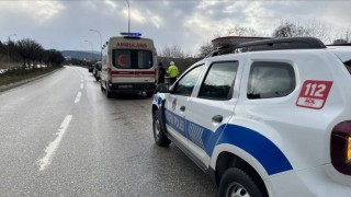 Bilecikte motosiklet sürücüsü yaralandı