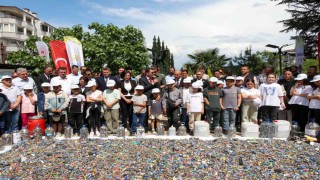 Bilecikte öğrenciler 2 bin 543 kilogram atık pil topladı