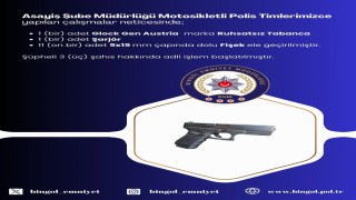 Bingölde ruhsatsız silah operasyonu: 3 kişi yakalandı