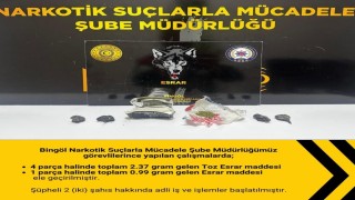 Bingölde uyuşturucu operasyonu