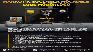 Bingölde uyuşturucu operasyonunda 1 tutuklama
