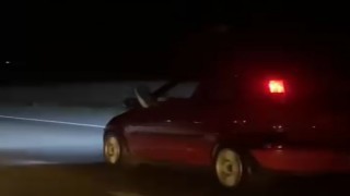 Bir ayağı camda bir ayağı gazda yolculuk kamerada