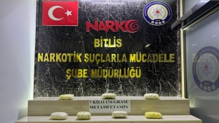 Bitliste 7 kilo 176 gram metamfetamin ele geçirildi