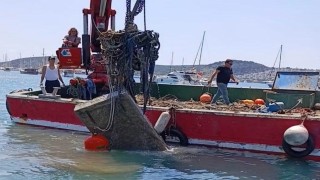 Bodrumda tonoz temizliği sürüyor