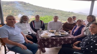 Burhaniyede Kaymakam Memiş, Dutluca hayrına katıldı