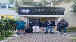 Bursada kaçak göçmen operasyonu : 1 organizatör 4 kaçak göçmen yakalandı