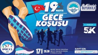 Büyükşehir Spor A.Ş.den 19 Mayıs Gece Koşusu