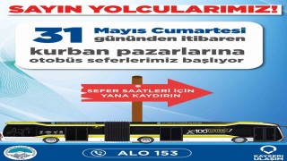 Büyükşehir Ulaşım A.Ş.den kurban pazarlarına özel otobüs seferleri