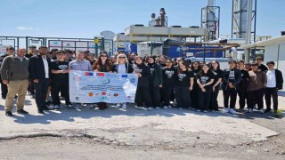 Büyükşehirin çevreci tesisine liseli gençlerden yakın takip