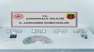 Çanakkalede düzenlenen uyuşturucu operasyonunda 2 kişi tutuklandı