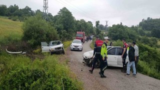 Çanda trafik kazası: 2 yaralı