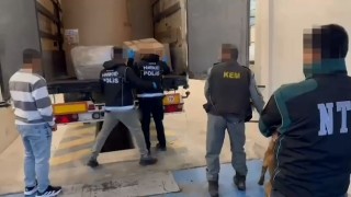 Carlos geçit vermedi: Dorsede 115 kilo skunk ele geçirildi