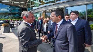 CHP Genel Başkanı Özgür Özel TİSKi ziyaret etti