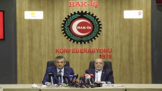 CHP lideri Özel, HAK-İŞ ve TÜRK-İŞ konfederasyonlarını ziyaret etti