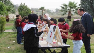 Cizrede Okulumla Sosyalleşiyorum projesiyle öğrenciler açık havada sanatla buluştu