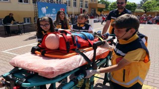 Çocuklar hem öğrendi hem eğlendi