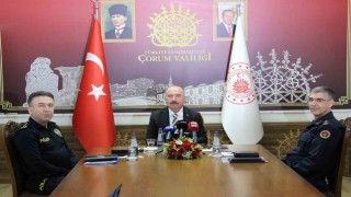 Çorum Valisi Çalgan: Kişilere karşı işlenen suçlarda genel olarak yüzde 23 azalma yaşandı