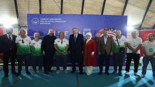 Cumhurbaşkanı Erdoğan Etnospor festivalini ziyaret etti