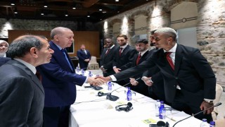 Cumhurbaşkanı Erdoğan, Galatasarayı kabul etti