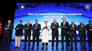 Cumhurbaşkanı Erdoğan’ın Katılımıyla Yenilenebilir Enerji Tesisleri Açıldı