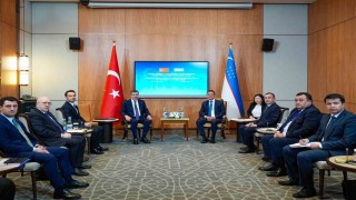 Cumhurbaşkanı Yardımcısı Yılmaz, Özbekistan Başbakan Yardımcısı Kuçkarov ile görüştü