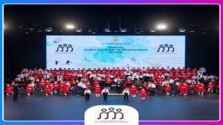 Cumhurbaşkanlığı Çocuk Orkestrası ve Korosunun 23 Nisan coşkusu, Muudda müzikseverlerle buluştu
