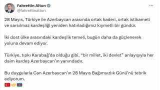 Cumhurbaşkanlığı İletişim Başkanı Altun: Türkiye her zaman, her daim kardeş Azerbaycanın yanındadır