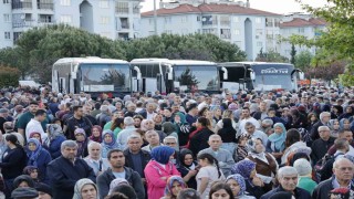 Denizlinin ilk hac kafilesi dualarla kutsal topraklara uğurlandı