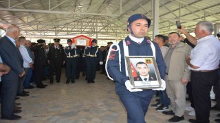 Derede boğulan Astsubay Hakan Fidan, son yolcuğuna uğurlandı