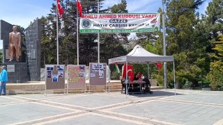 Develide Gazze için hayır panayırı düzenlendi
