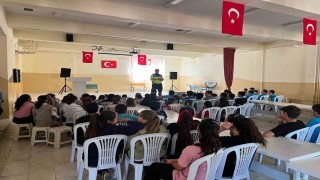 Didim ve Bozdoğanda öğrencilere trafik kuralları anlatıldı