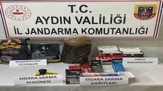 Didimde kaçak tütün operasyonu