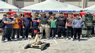 Didimde öğrencilere jandarma ve sahil güvenlik tanıtıldı