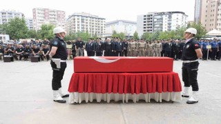 Diyarbakırda hayatını kaybeden emniyet müdürü memleketine uğurlandı